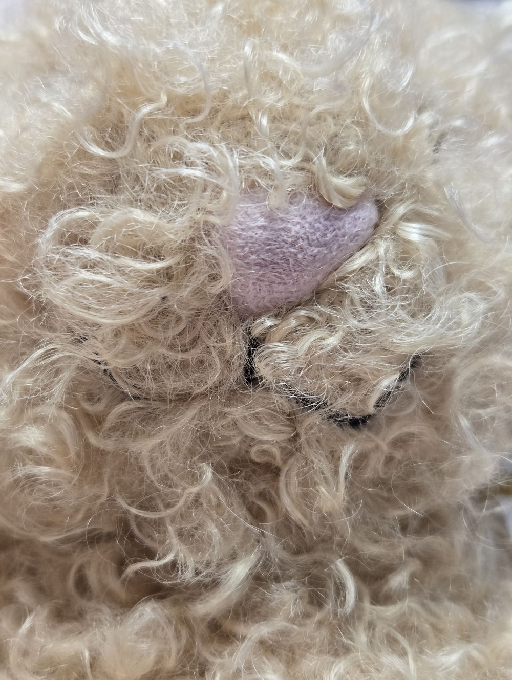 Jellycat Bashful Luxe Bunny Curly - Medium NWT Retired Rare - Picture 9 of 15